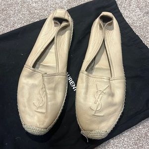TAN YSL ESPADRILLE